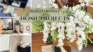 Budget Friendly Home Projects ✨ Spring Decor Refresh | Small Home Projects with Big Impact ✨