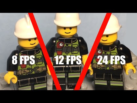 8 Fps VS 12 Fps VS 24 Fps Lego Stop Motion