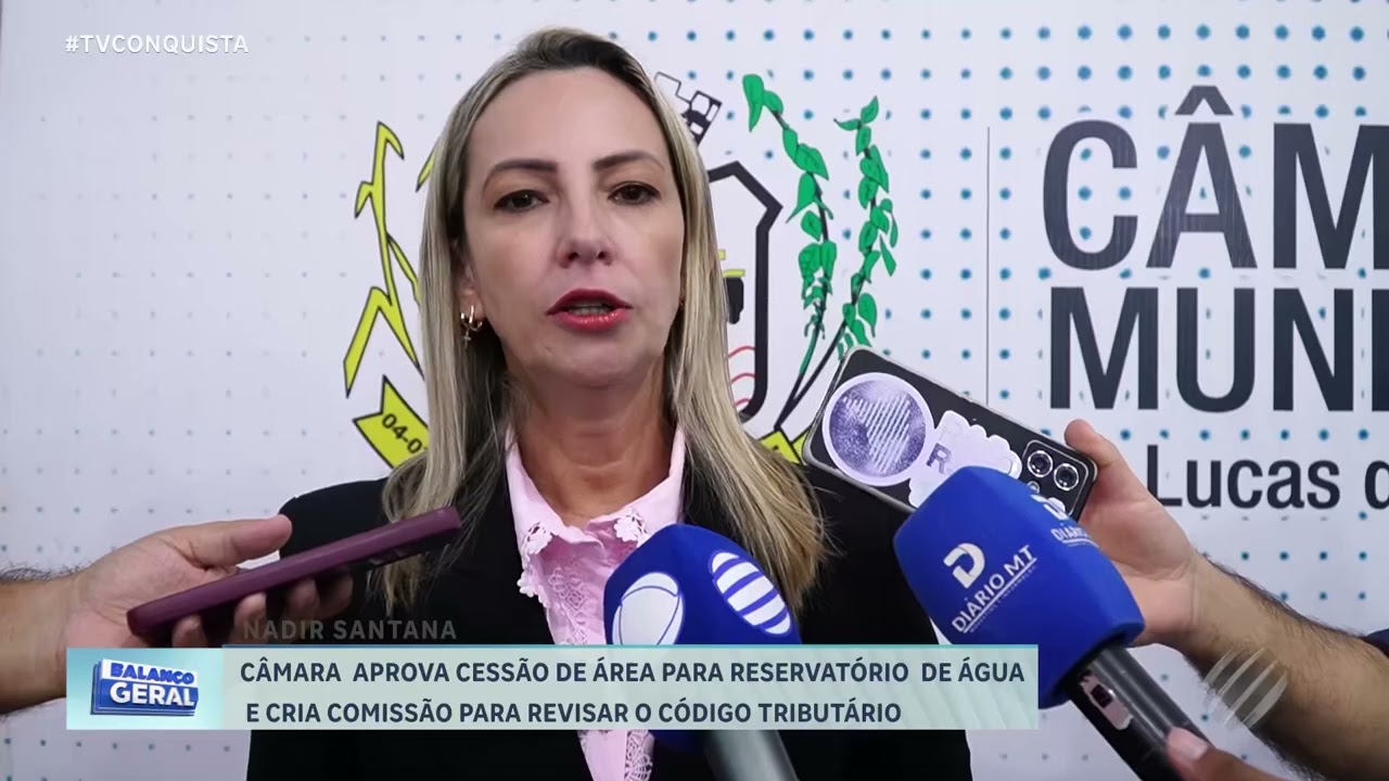 Câmara aprova área para reservatório e debate mudanças no Código Tributário