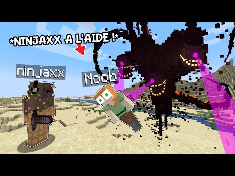 I troll a Noob with the Wither Storm on Minecraft..