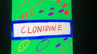 #clonidine uses#Autonomic nervous system#pharmacology