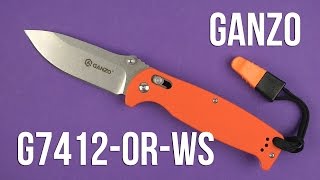 Ganzo G7412-OR-WS - відео 1