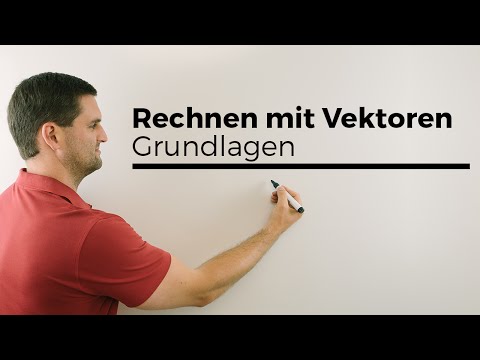Rechnen mit Vektoren, Grundlagen, Basics | Mathe by Daniel Jung