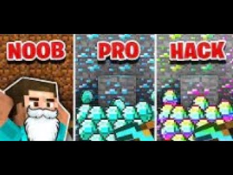 Noob Vs Pro Vs Hacker (Minecraft Short Funny Comparison) #shorts
