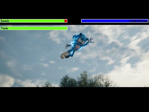 Sonic the Hedgehog (2020) Highway Battle with healthbars