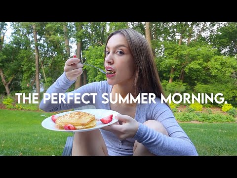 my 10am summer morning routine
