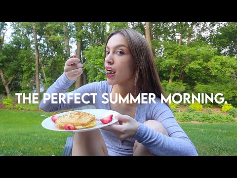 夏の朝10時の習慣 (my 10am summer morning routine)