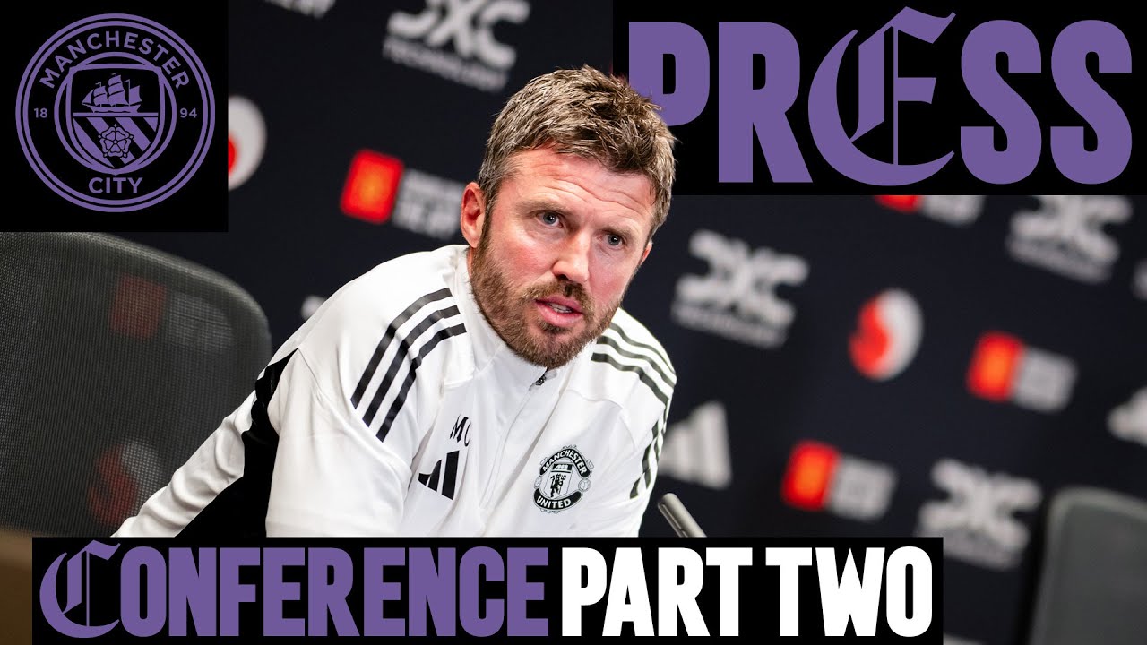 Michael Carrick Pre-Man City | Press Conference: Part Two 🎙️