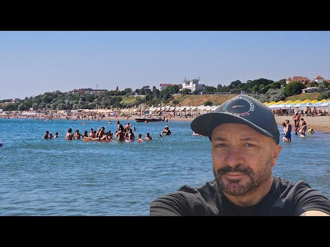 Eforie sud 2025. Verdeață, parcuri si relaxare. M-am plimbat  cu Aventura! Preturi mici pe plajă.
