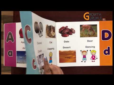 Paper English Alphabet Book, Blue Orange Publications, Nursery