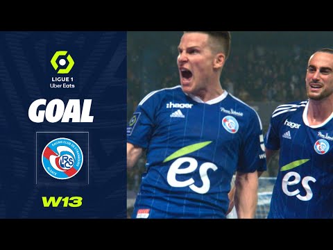 Goal Kévin GAMEIRO (90' +4 - RCSA) RC STRASBOURG ALSACE - OLYMPIQUE DE MARSEILLE (2-2) 22/23