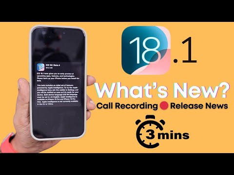 iOS 18.1 🔥 Beta 4 Features in 3 Minutes