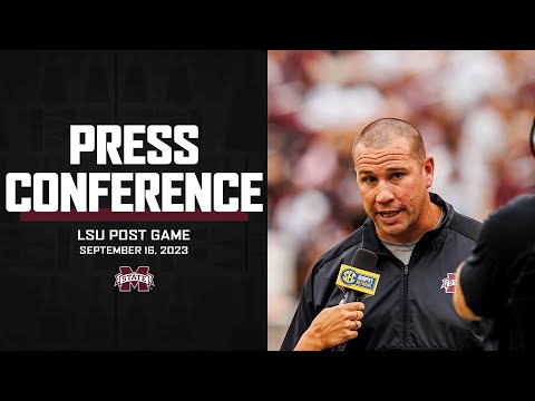 FOOTBALL |  LSU POST GAME  PRESS CONFERENCE