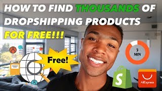 How to Find THOUSANDS of Top Shopify Dropshipping Products FOR FREE in less than 5 minutes!