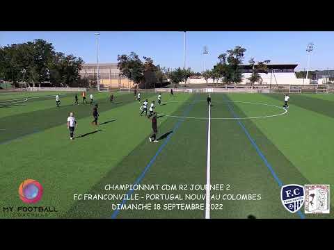 DIMANCHE 18 SEPTEMBRE CDM R2 FC FRANCONVILLE- PORTUGAL NOUVEAU COLOMBES LES BUTS