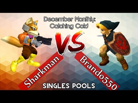 [Melee Singles Pools] Sharkman(Fox) vs Brando550(Young Link) [DownB_ December Monthly]