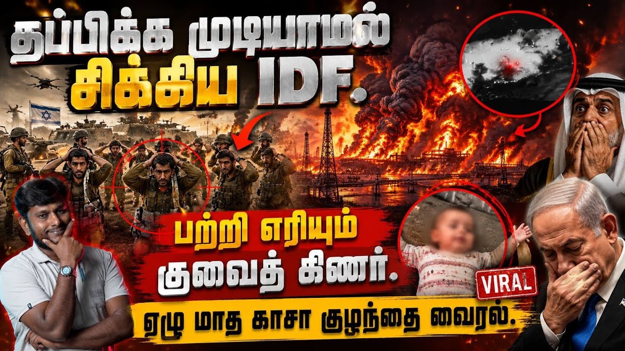 🔥 தப்பிக்க முடியாமல் சிக்கிய IDF! பற்றி எரியும் குவைத?