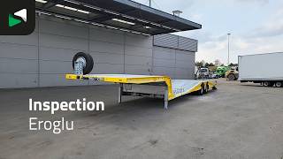 Nieuw Eroglu 2 axles Trucktransporter SAF Winch autotransporter oplegger | Foto 4 - Autoline