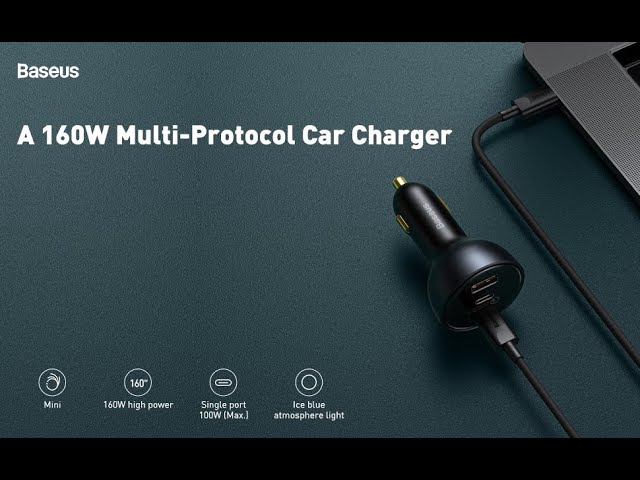أقوى شاحن سيارة من بيسوس Baseus سريع جدا بقدرة 160...