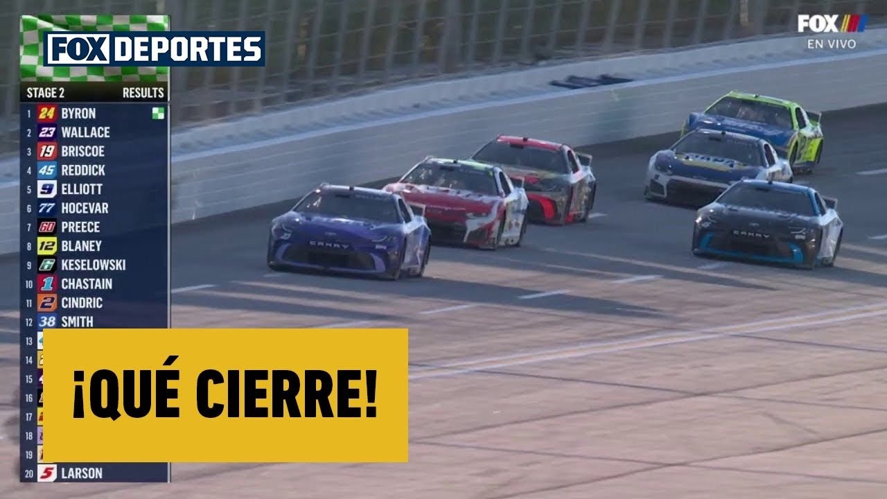 🔥😳 ¡QUÉ CIERRE! Así culmina la segunda etapa, William Byron | NASCAR
