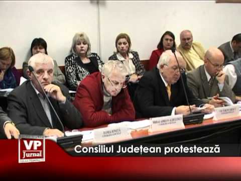 Consiliul Judeţean protestează