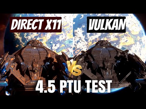 Star Citizen 4.5: DirectX 11 vs Vulkan — Side-by-Side Graphics Comparison!