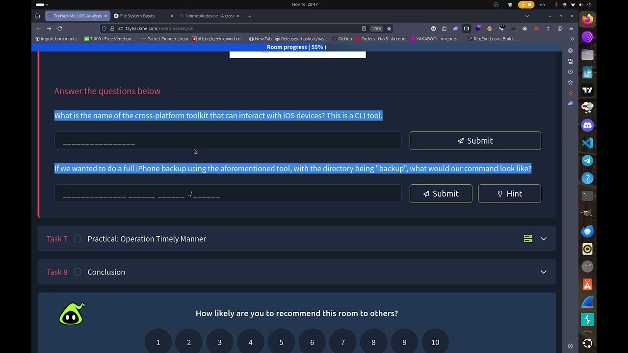 iOS Analysis TryHackMe WalkThrough