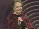 Thumbnail of the video: Geraldine Page Wins Best Actress: 1986 Oscars