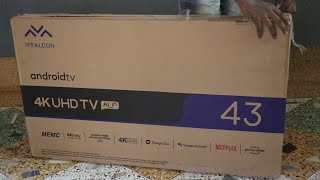 iFFALCON 4K Ultra HD Smart Certified Android LED TV UNBOXING & OVERVIEW (43 inches) K72
