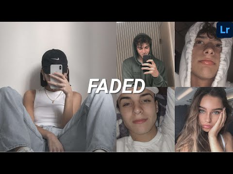 Faded | How to Edit Faded Presets | Aesthetic Preset Lightroom Mobile | Preset Tutorial & Free DNG