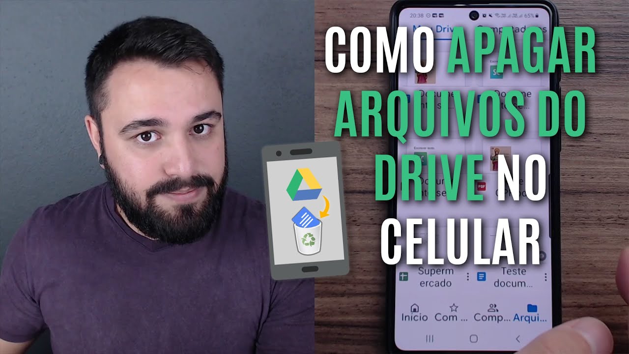 COMO APAGAR ARQUIVOS DO GOOGLE DRIVE PELO CELULAR