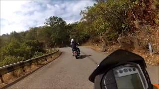 preview picture of video 'On KTM Duke 200 from Lingadahalli to Kaimara'