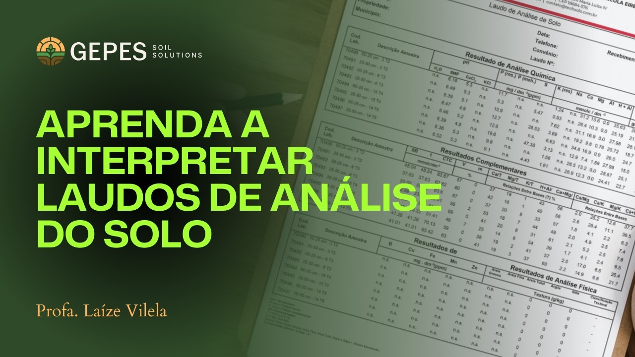 Introdução: aprenda a interpretar o laudo de análise química do solo