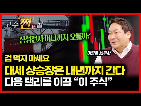 지금 팔면 후회한다! 대세 상승장은 내년까지 이어진다 / 삼성전자 10만원 돌파 후 어디까지 갈까?  내년 랠리를 주도할 '차세대 주도주'는? | 이정윤 세무사