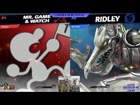 SSBA Ultimate Saison 2 Weekly #11 - RAggy (Mr. G&W) vs Cow Ravine (Ridley) - Losers Semi-Final