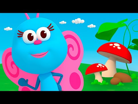 La Farfallina Vola - Con Le Vocali e Altre Canzoni Degli Insetti! | Piccoli insetti - Bichikids