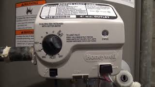 Water Heater Temperature Setting - Honeywell Gas Control