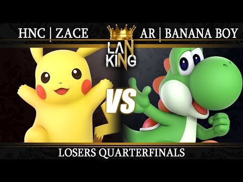 Smash Royale #8  - Losers Quarters - HNC | Zace (Pikachu) vs AR | Banana Boy (Yoshi)
