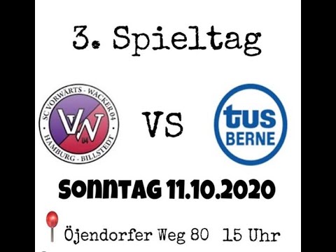 11.10.2020  Punktspiel  Vorwärts Wacker 1   -  TUS Berne 1