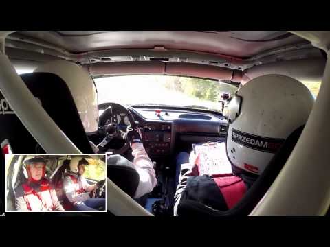 KJS 26 Rajd Podkarpacki Krosno OS3 OnBoard Stawiarski/Wilusz Peugeot 106