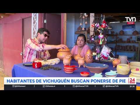 Habitantes de Vichuquén buscan ponerse de pie | 24 Horas TVN - Red Maule