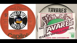 Tavares - It Only Takes A Minute ( New Disco Mix Song Extended Version) VP Dj Duck