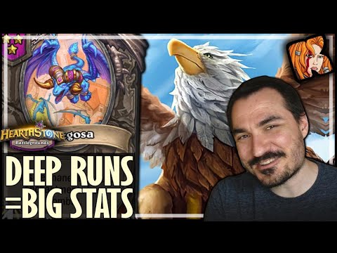 DEEP RUNS = BIG STATS! - Hearthstone Battlegrounds