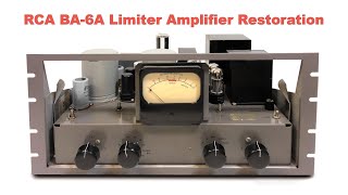 Video thumbnail for RCA BA-6A Limiter - Professor Dan's Workbench by ProfessorDan