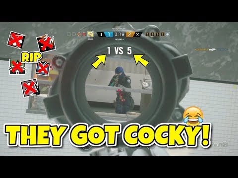 THE 1V5 ALL HEADSHOT CLUTCH | RAINBOW SIX SIEGE FUNTAGE