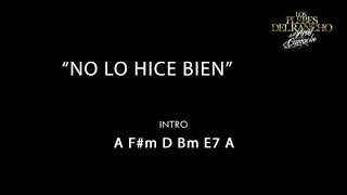 No lo hice bien Los Plebes del Rancho (letra y acordes)