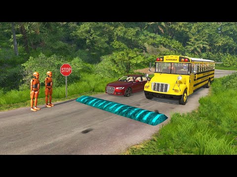 Car Vs Massive Speed Bump ⚠️ #11 - BeamNG.drive