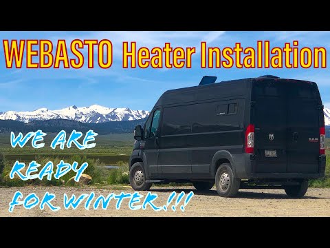 How to Install a Webasto Gas Heater -Our Promaster Adventure  #webasto #vanlife #promasterconversion