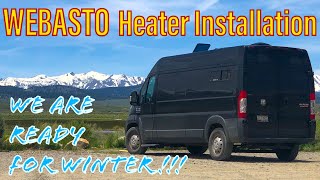 How to Install a Webasto Gas Heater -Our Promaster Adventure  #webasto #vanlife #promasterconversion