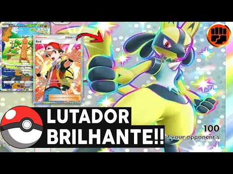 FINALMENTE CHEGOU!! LUCARIO EX MELHOR LUTADOR JÁ LANÇADO!? RED É BRUTO | POKEMON TCG POCKET